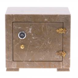 Сейф малый из коричневого мрамора