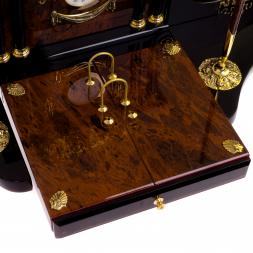 Настольный прибор &amp;quot;Медведь&amp;quot; из обсидиана