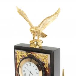 Настольный набор &amp;quot;Горный орел&amp;quot; из камня креноид