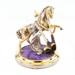 Сувенир &amp;quot;Подкова на счастье&amp;quot; чароит