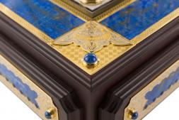 Шахматы "Царские" с лазуритом