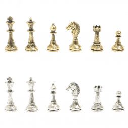 Шахматы турнирные "Стаунтон" из змеевика 28х28 см