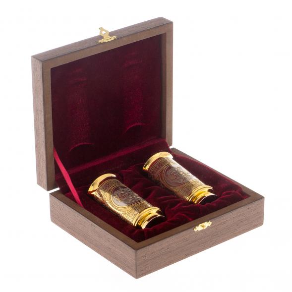 Набор 2 стопки &amp;quot;Герб РФ&amp;quot; Златоуст 122272