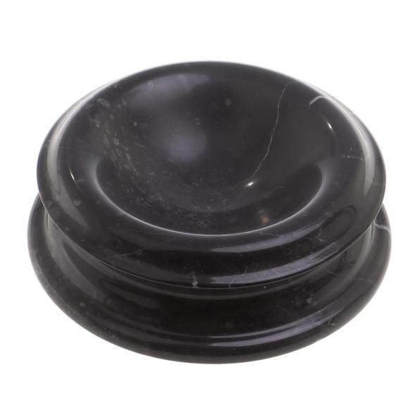 Пепельница из черного мрамора 10х10х3,3 см 124750