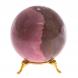 Шар из родонита 8 см розовый 124828