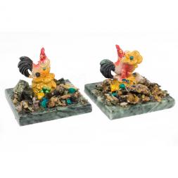 Сувенир "Петух на монетах №2" в ассортименте