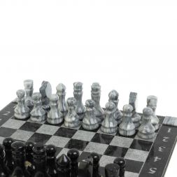 Шахматы "Турнирные" доска 41х41 см гранит мрамор