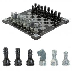 Шахматы "Турнирные" доска 41х41 см гранит мрамор