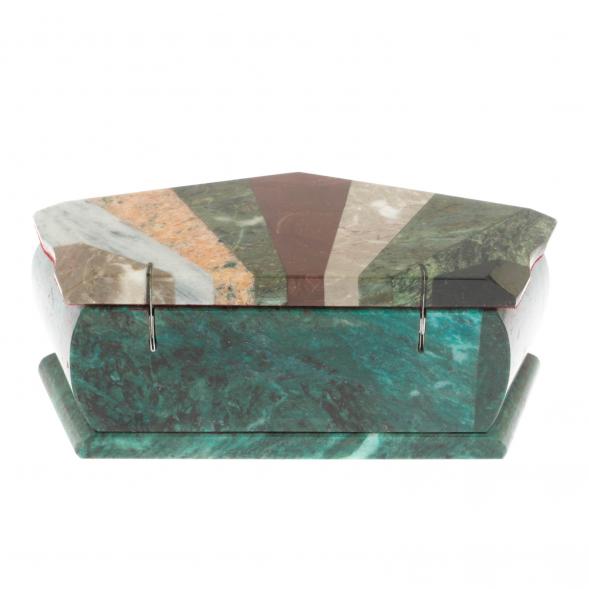 Шкатулка с мозаикой 17х8,5х7 см 129672