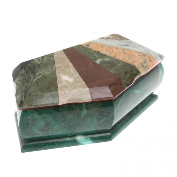 Шкатулка с мозаикой 17х8,5х7 см 129672