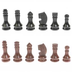 Шахматы с гравировкой "Турнирные" 40х40 см лемезит, габбро-диабаз