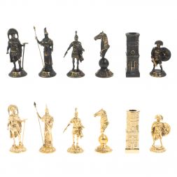 Шахматы подарочные &amp;quot;Спарта&amp;quot; фигуры шабровский змеевик