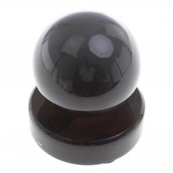 Шар из черного обсидиана 6 см на круглой подставке
