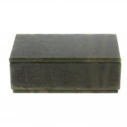 Шкатулка из нефрита 13х7,5х4,8 см