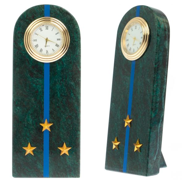 Часы-погон &amp;quot;Старший лейтенант МЮ&amp;quot; камень змеевик 129183