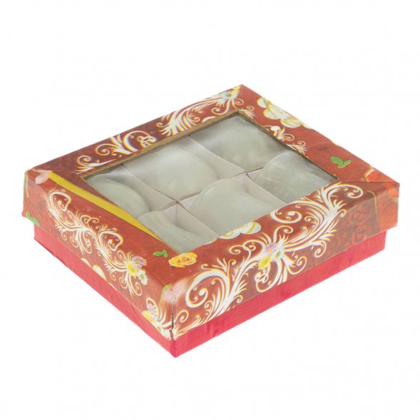 Стопки для водки 20 мл из белого оникса 3,9х4,5 см в коробке (1,5х2) 129338