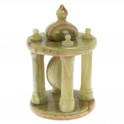 Часы настольные &amp;quot;Беседка&amp;quot; из оникса (4х7)