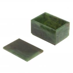 Шкатулка из нефрита 8х5,7х5 см