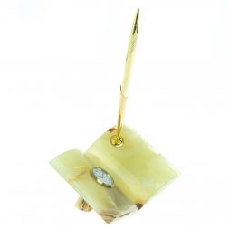 Сувенир &amp;quot;Книжка&amp;quot; с часами из оникса