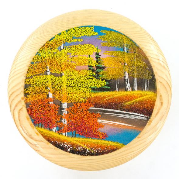 Тарелка декоративная &amp;quot;Осень&amp;quot; 30 см каменная крошка 111113