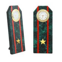 Подарочные часы &amp;quot;Погон майор ВС&amp;quot; камень змеевик