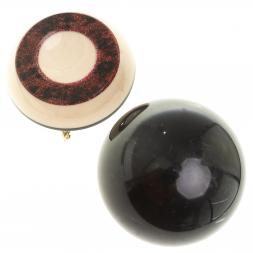 Сувенир "Шар Антистресс" черный змеевик 9,5 см