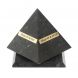 Шефик Пирамида 12,5х12,5х13,5 см из камня черный змеевик 127498