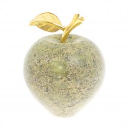 Сувенир &amp;quot;Яблоко&amp;quot; из змеевика 7х7х9 см
