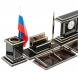 Письменный набор &amp;quot;Кабинетный&amp;quot; из чёрного обсидиана 122379