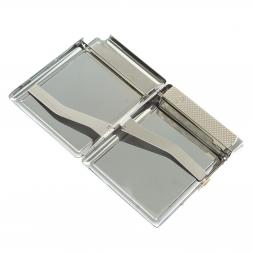 Портсигар на 20 сигарет с зажигалкой камень малахит