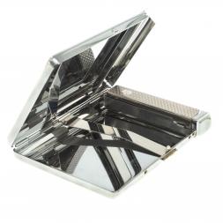 Портсигар на 20 сигарет с зажигалкой камень малахит