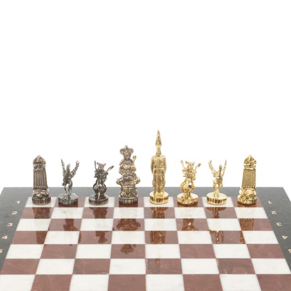 Шахматы подарочные &amp;quot;Шахерезада&amp;quot; доска 40х40 см мрамор лемезит 127259