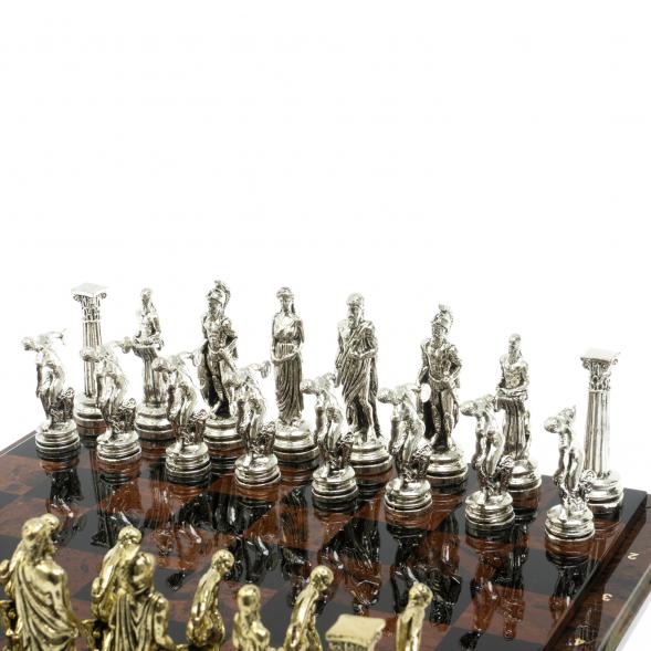 Шахматы &amp;quot;Олимпийские игры&amp;quot; доска 40х40 см из обсидиана 128363