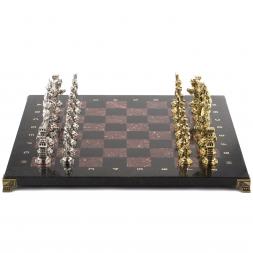 Шахматы "Отечественная война 1812 г." доска 40х40 см камень лемезит