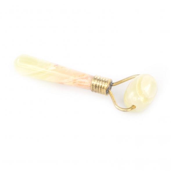 Роликовый массажер камень оникс 10,5х4,5х2 см 121817