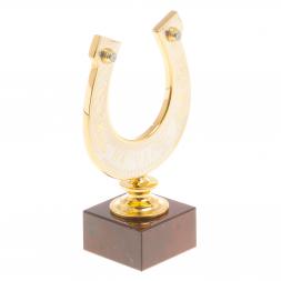 Подкова сувенирная &amp;quot;На удачу&amp;quot; камень яшма в подарочной коробке Златоуст