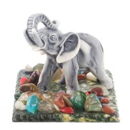 Сувенир &amp;quot;Слон малый&amp;quot; из мрамолита