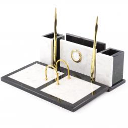 Письменный набор "Советник" из натурального мрамора