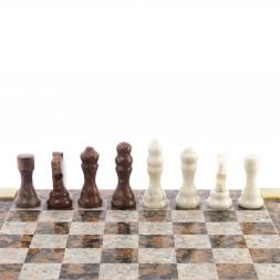 Шахматы с гравировкой "Турнирные" доска 36х36 см из гранита