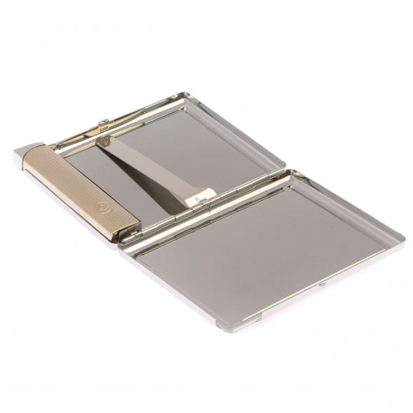 Портсигар 10 сигарет с зажигалкой камень серафинит 125585