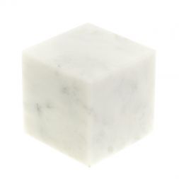 Куб 50 мм белый мрамор