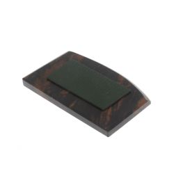 Автоикона &amp;quot;Молитва водителя&amp;quot; 7х4,5 см из коричневого обсидиана