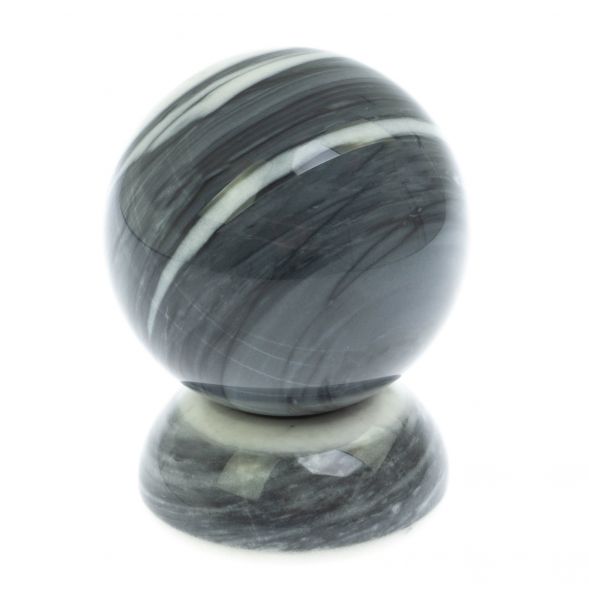 Настольные часы &amp;quot;Шар Антистресс&amp;quot; 8,5 см из мрамора 129031