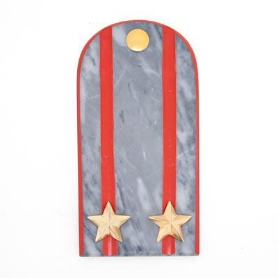 Сувенирный магнит &amp;quot;Погон Подполковник МВД&amp;quot; камень мрамор 113903