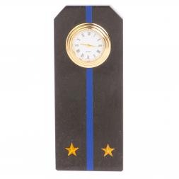 Часы &amp;quot;Погон лейтенант Авиации ВМФ&amp;quot; из змеевика