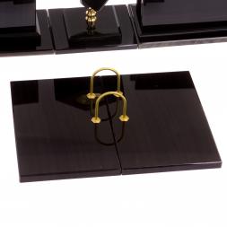 Письменный набор &amp;quot;Оптимал&amp;quot; из черного обсидиана