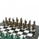 Шахматы &amp;quot;Александр Макендонский&amp;quot; фигуры бронза / патина  доска 36х36 см мрамор 128366