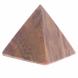 Пирамида из камня оникс зелено-коричневый 3,5х3,5х3,6 см (1,25) 122076