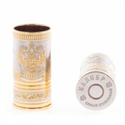 Набор из двух стопок "Герб России" 40 мл Златоуст