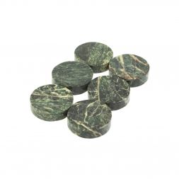 Камни для виски &amp;quot;Фишки&amp;quot; из шабровского змеевика 6 шт